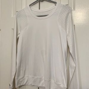 White Lululemon Long Sleeve Shirt